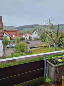 Fernblick vom Balkon